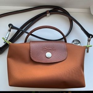 Longchamp Le Pliage Green Crossbody Case